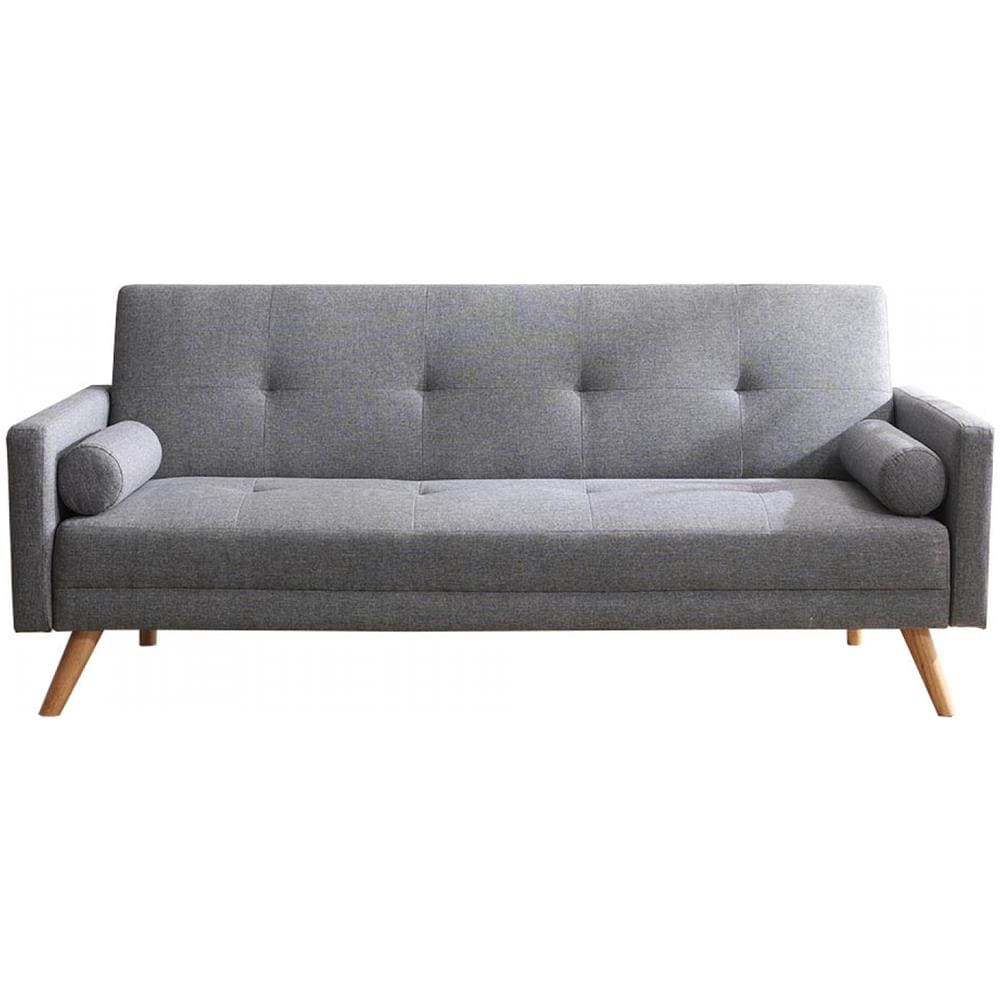 Wooden Divano-letto Scandinavo 3 Posti Grigio - Foto 1