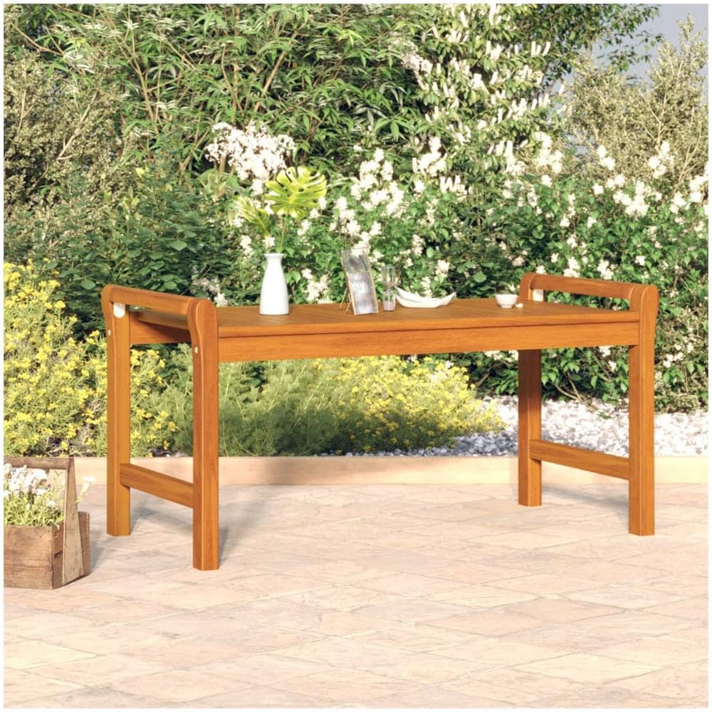 Tavolino Da Salotto 100x50x50 Cm In Legno Massello Di Acacia - Foto 1