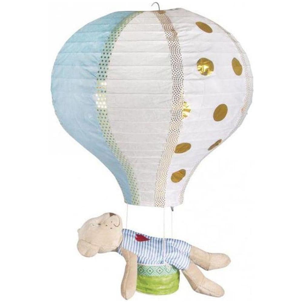 2 Lanterne Di Carta A Palloncino Con Struttura In Metallo Ø 30 X 40 Cm - Foto 1