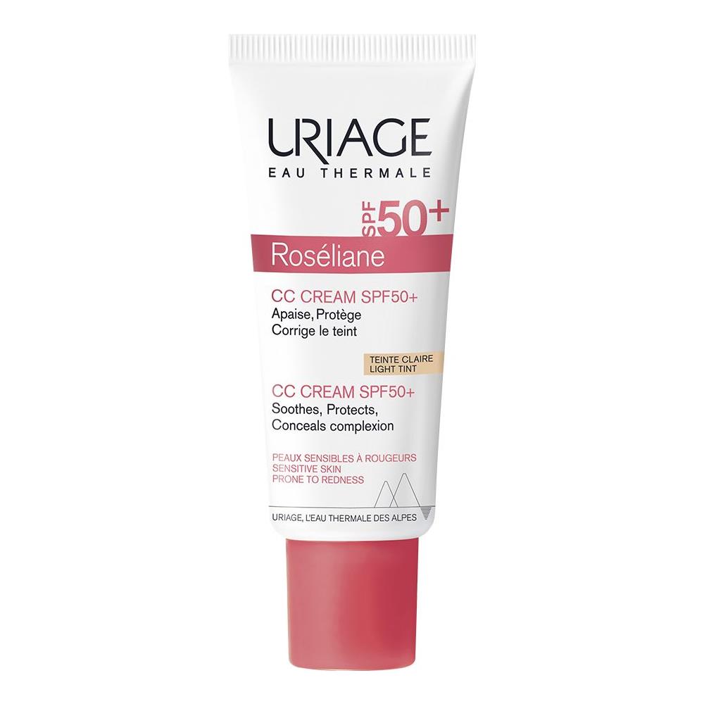 Cc Cream Spf50+ Pelle Sensibile Soggetta Ad Arrossamento 40ml Roseliane Uriage - Foto 1