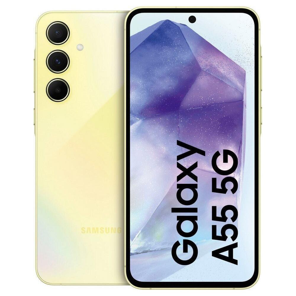 Galaxy A55 5G 256 GB 5G Dual Sim Display 6.6" AMOLED Slot Nano SD Fotocamera 50 Mpx Android 14 Awesome Lemon - Foto 1