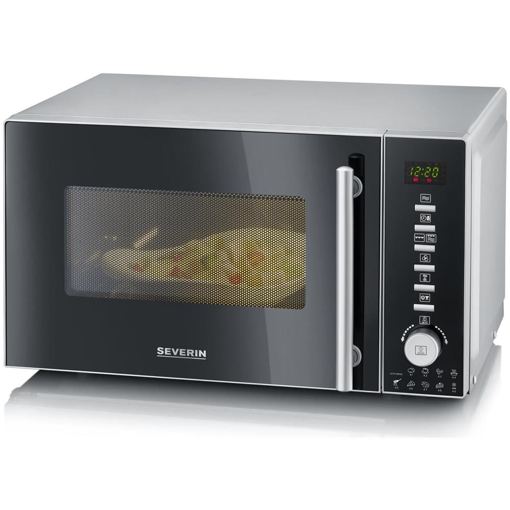 Forno Microonde MW 7773 Capacità 20 Litri Potenza 800 Watt Colore Argento Acciaio Inox - Foto 1
