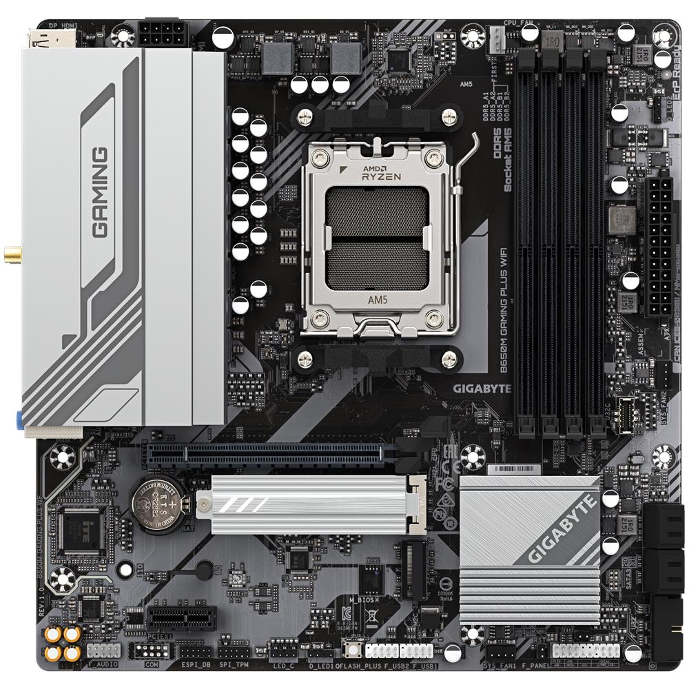 Scheda Madre B650M GAMING PLUS WIFI Socket AM5 Chipset B650 ATX - Foto 2