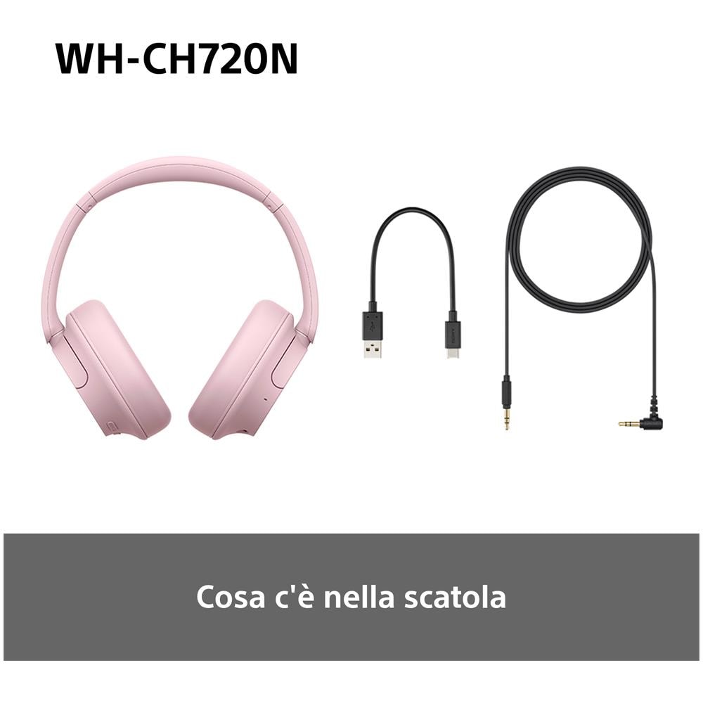 WHCH720NP.CE7 cuffia e auricolare Con cavo e senza cavo A Padiglione Musica e Chiamate USB tipo-C Bluetooth Blu - Foto 15