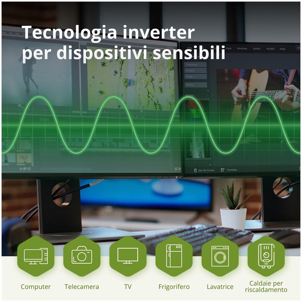 Generatore Inverter KSB 35i Tensione, V 230 Potenza massima, kW 3.5 - Foto 2