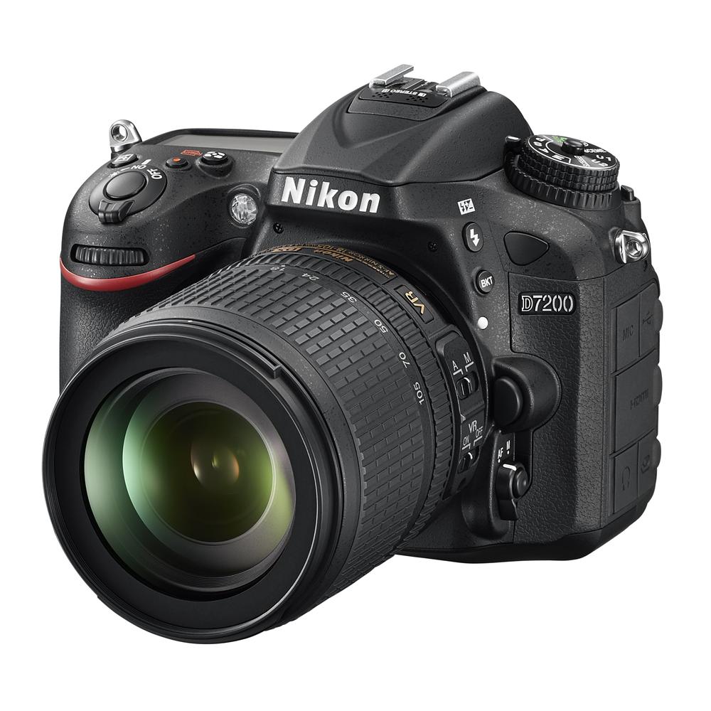 D7200 Nero Kit 18-105mm F / 3.5-5.6 G ED VR Sensore CMOS 24Mpx Display 3'' Filmati Full HD Stabilizzato Wi-Fi / NFC - Foto 1