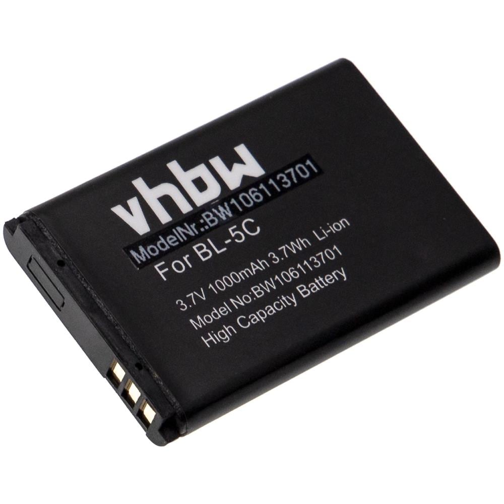 Li-ion Batteria 1000mah (3.7v) Per Cellulari E Smartphone Nokia 207, 208, 215, 220 Dual Sim Sostituisce Bl-5c. - Foto 3