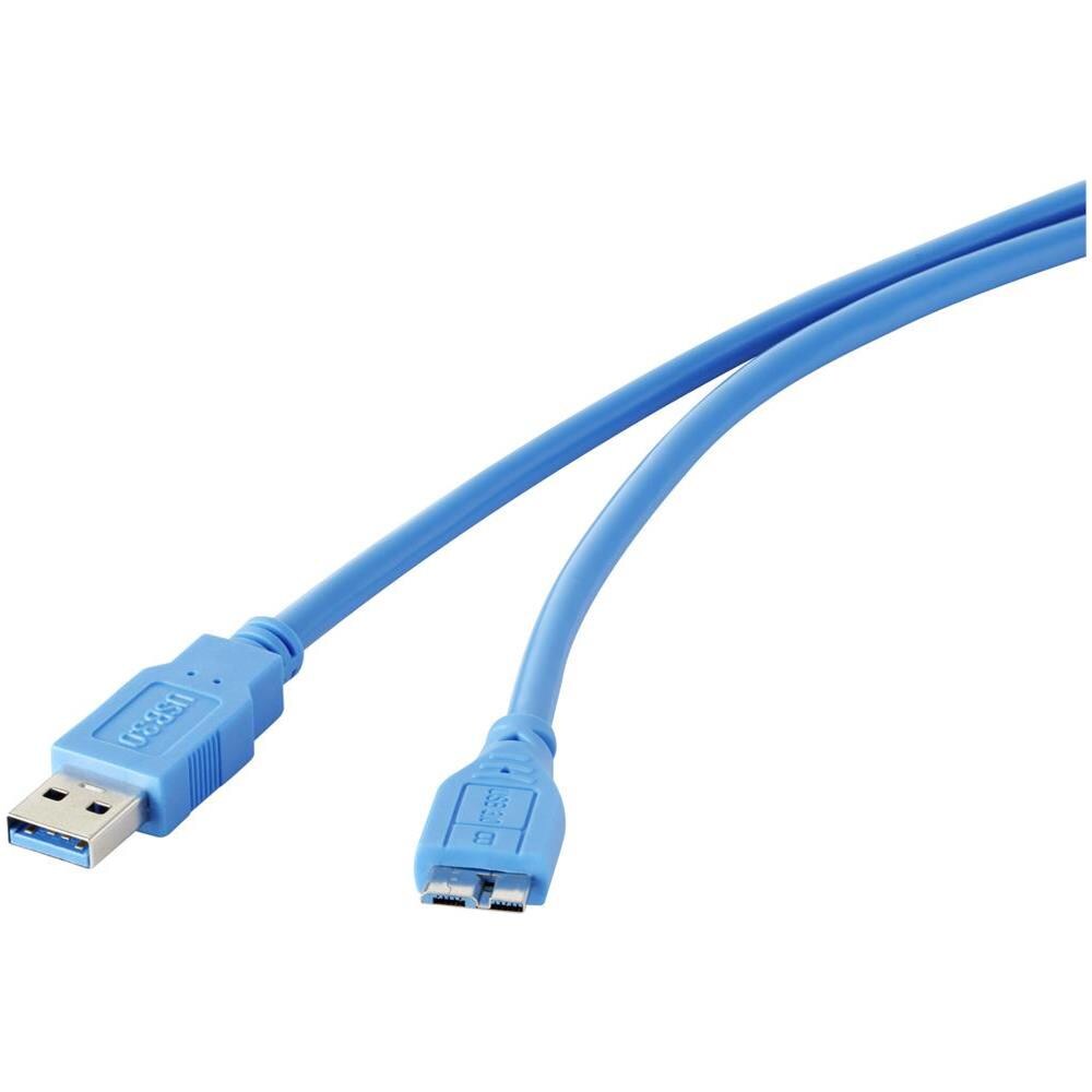 Cavo Usb - Da Usb Tipo A (m) Dritto A Micro-usb Tipo B (m) Dritto - Usb 3.0 - 5 V - 09 A - 1 M - Rotondo - B - Foto 2