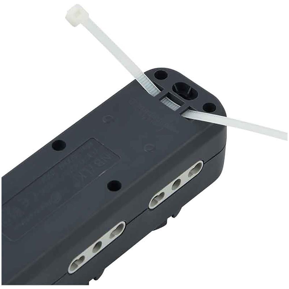 62050 Multipresa 6 Posti 2 Schuko E 4 Bivalenti 10/16a, Nero, Cavo 3 Mt - Foto 2