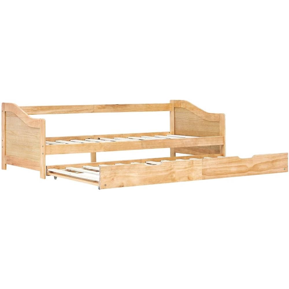 Divano Letto A Scomparsa In Legno Di Pino 90x200 Cm - Foto 2