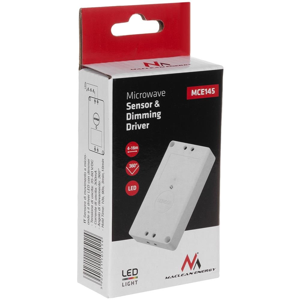 Sensore Di Movimento A Micronde Power Led 360gradi 230v - Foto 3