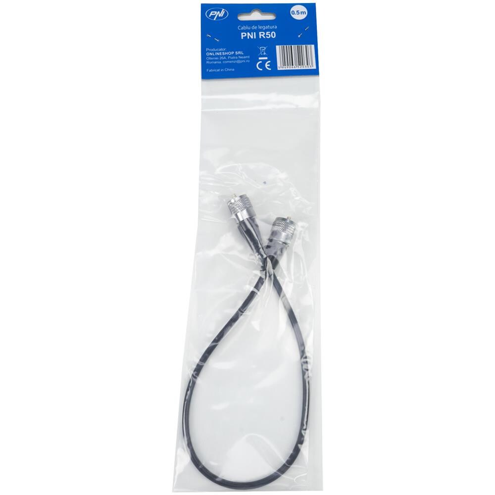 Cavo Di Collegamento R50 Con Spine Pl259 Lunghezza 50 Cm - Foto 2