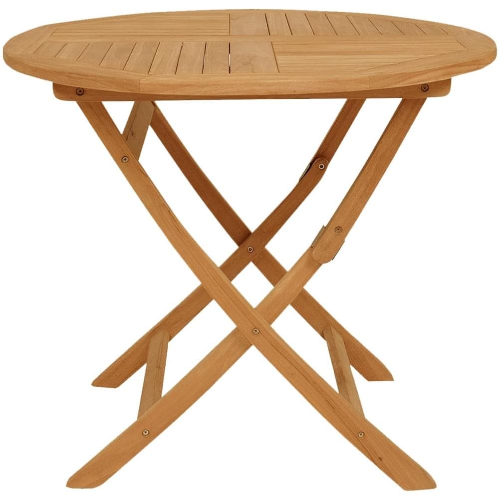 Set da Pranzo da Giardino 5 pz in Legno Massello di Teak - Foto 2