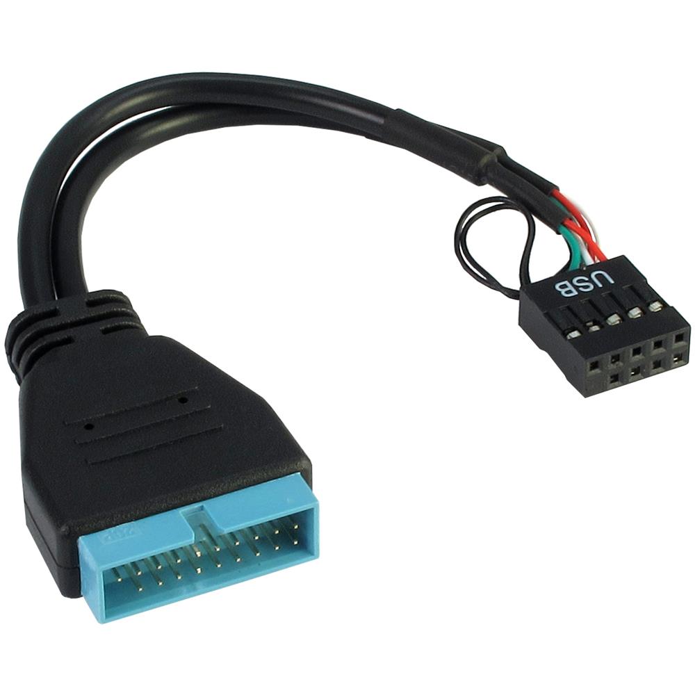 88885217, USB 3.0, USB 2.0, Maschio / femmina, Nero, 0,15m - Foto 2