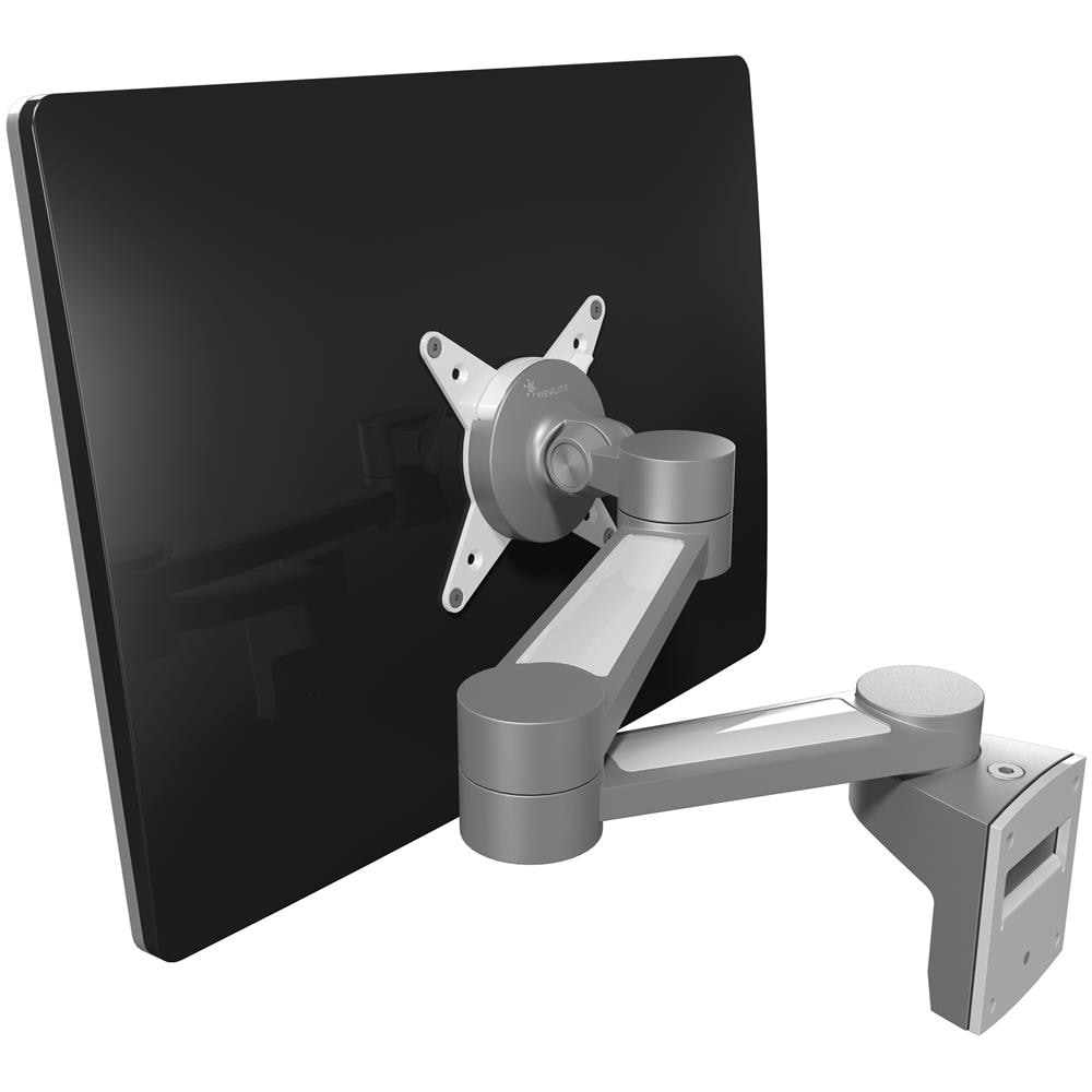 Viewlite Braccio Porta Monitor - Parete 222 Colore Argento / Bianco - Foto 1