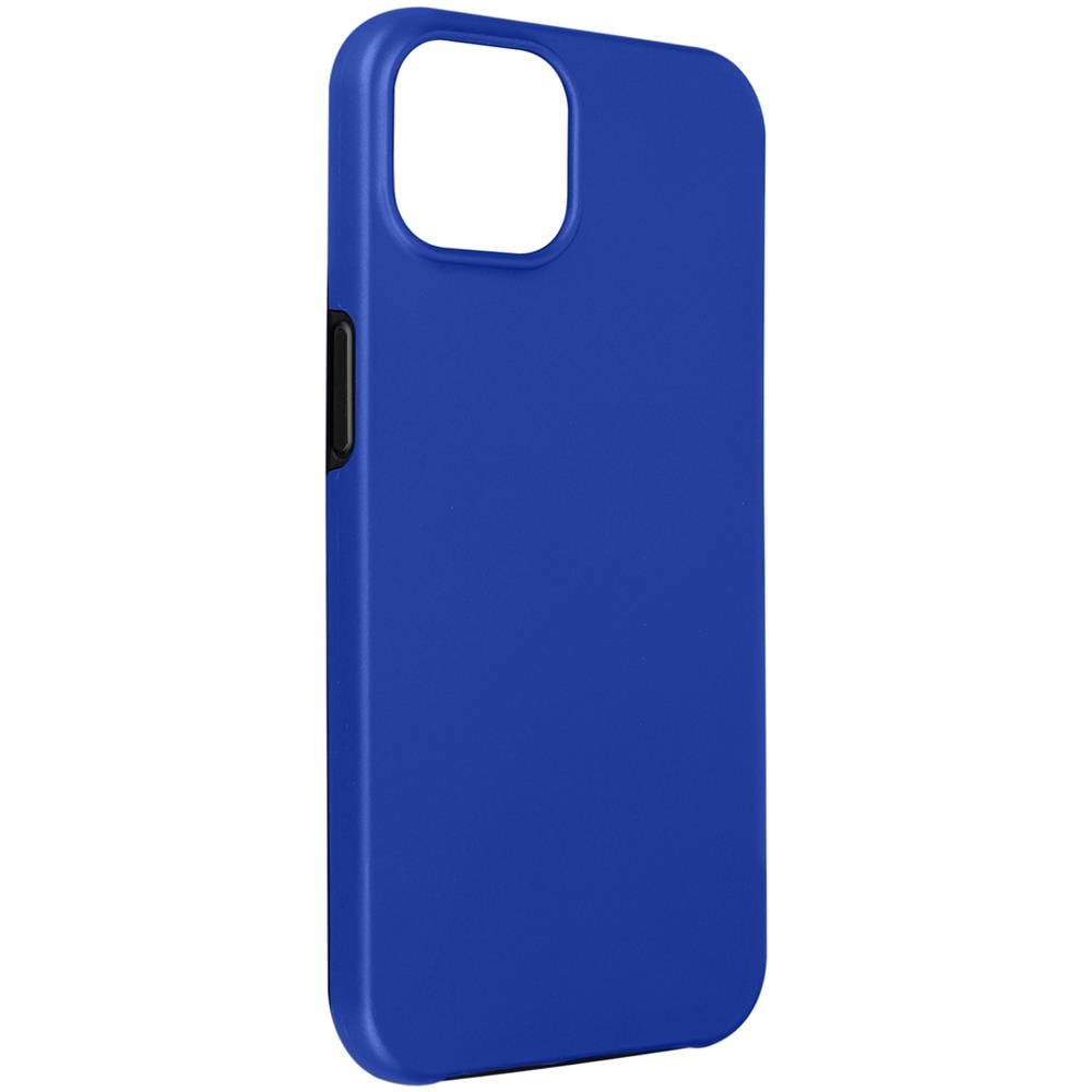 Cover Iphone 13 Pro Retro Rigido E Fronte Flessibile - Blu - Foto 5