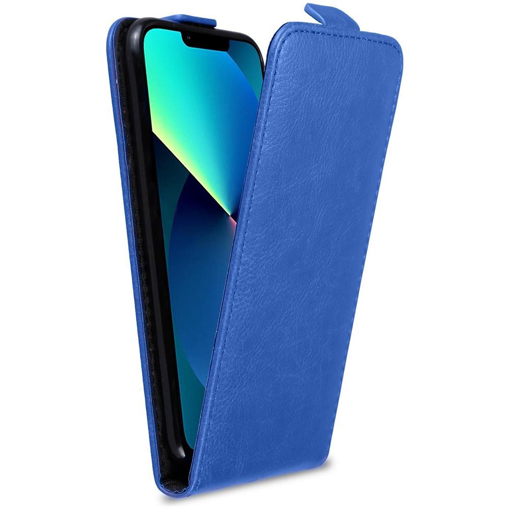 Custodia Compatibile Con Apple Iphone 13 Pro Max In Blu Di Perisa - Coperchio Protettivo In Design Flip Realizzato In Finta Pelle Liscia - Foto 1