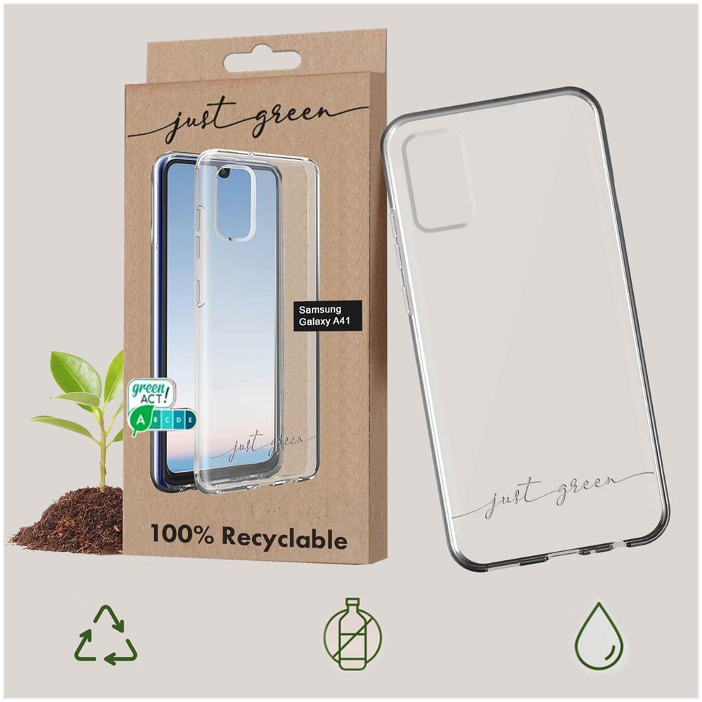 Cover Biodegradabile Per Samsung Galaxy A41 Trasparente - Foto 6