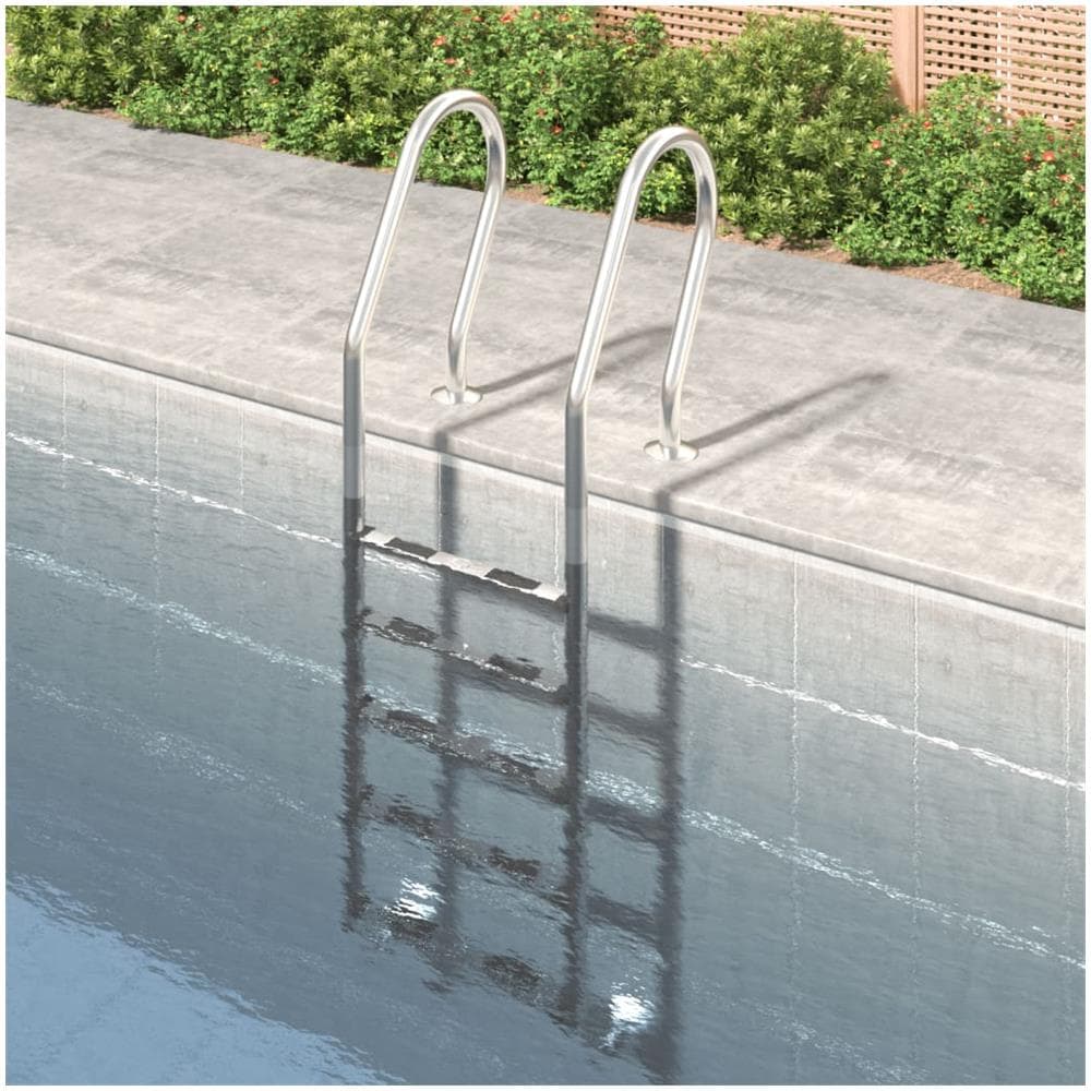 Scala Per Piscina 54x38x211 Cm Acciaio Inox 304 - Foto 1