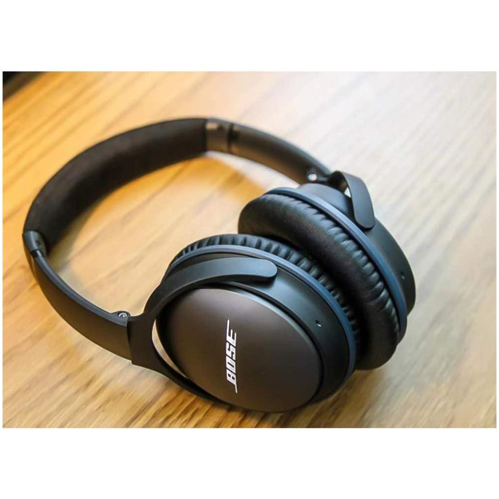 Cuscinetti Auricolari Di Alta Qualità Per Cuffie Bose Qc 35/25/15 1 Paio Black - Foto 2