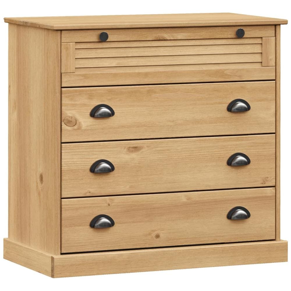 Cassettiera Vigo 80x40x76 Cm In Legno Massello Di Pino - Foto 1