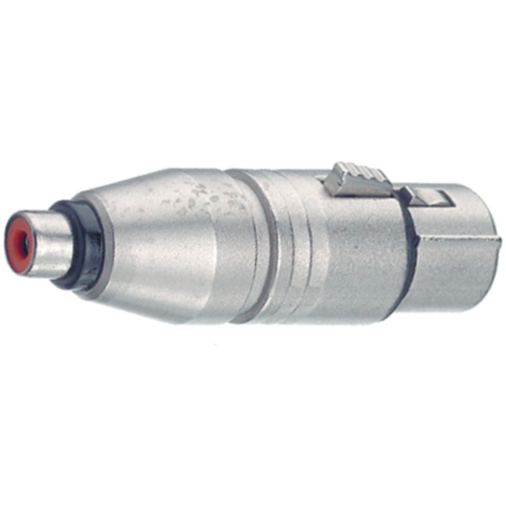 Adattatore Xlr Xlr 3p (f) - Rca Femmina Argento - Foto 1
