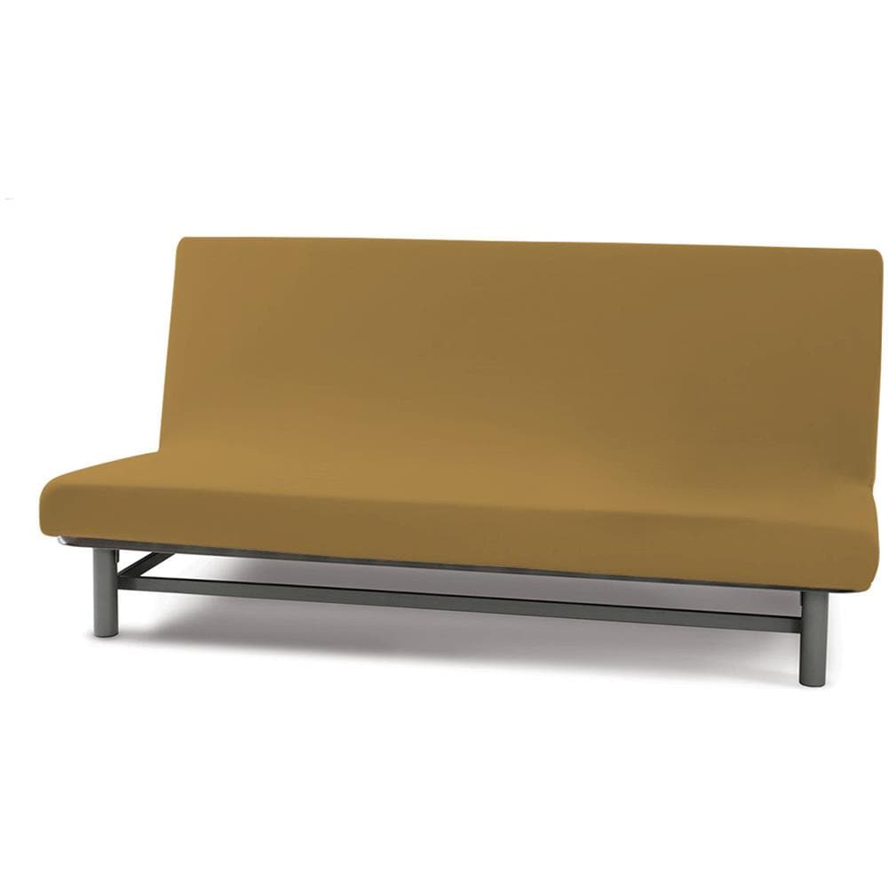 Copridivano Genius Queen Senza Braccioli In Tinta Unita 3 Posti Biscotto 1010 - Foto 3