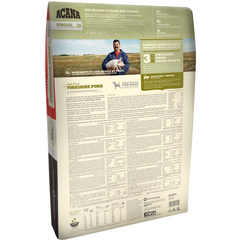 Crocchette Per Cani Singles Yorkshire Pork Maiale 11,4 Kg - Foto 2