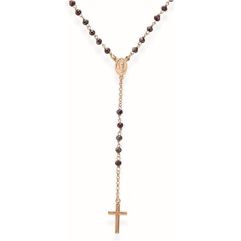 Collana In Argento 925 - Collezione Rosari - Colore Rosè - Misura Unica - Foto 1