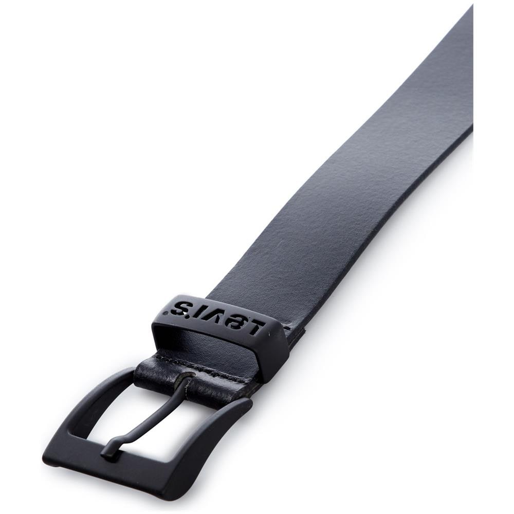 Cintura Levis Ashland Gunmetal Leather Regular Nero (100cm, Nero) - Foto 2