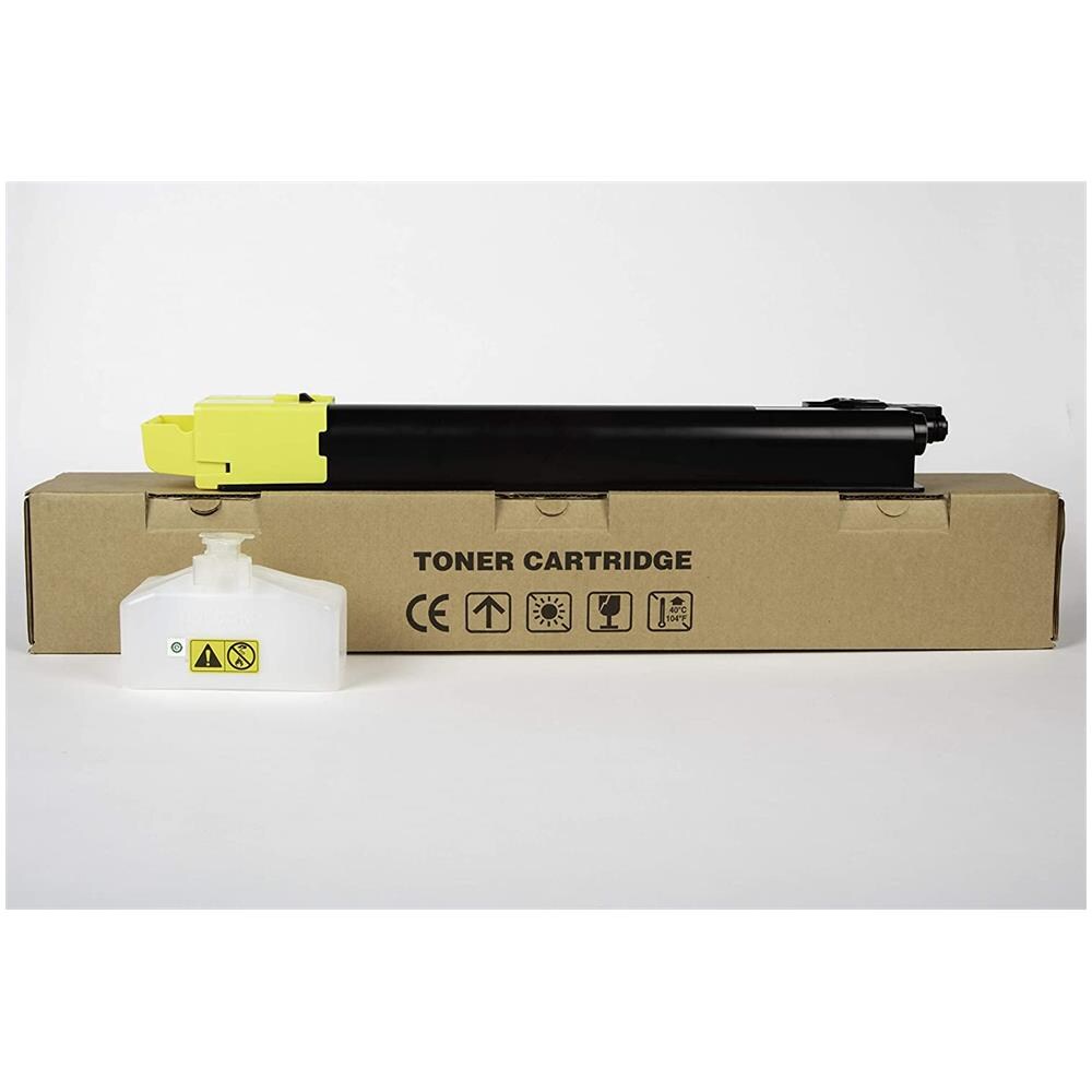 TONER COMPATIBILE - Kyocera Tk-8325y Giallo 1t02npanl0 Per Taskalfa 2551ci Fornito Di Intelligent Chip Capacità 12000 Copie Made In Italy - Foto 2