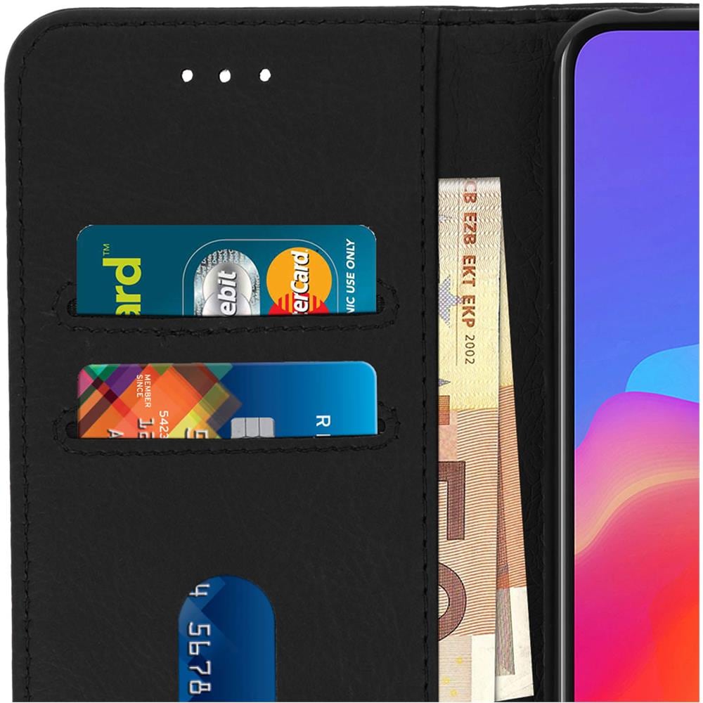 Custodia Honor 8a E Huawei Y6 2019 Portacarte Stand Cover Silicone Nero - Foto 5