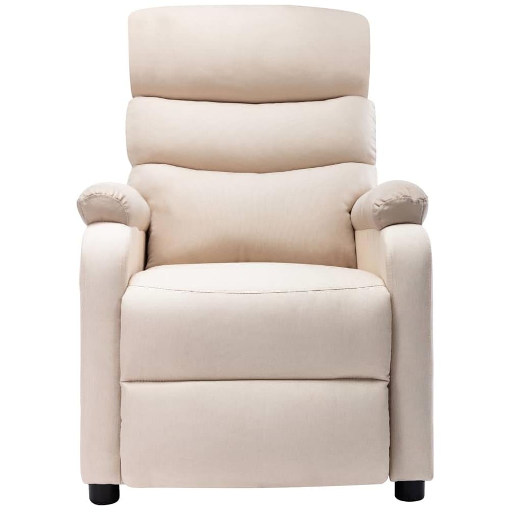 Poltrona Massaggiante Elettrica Crema in Tessuto - Foto 2