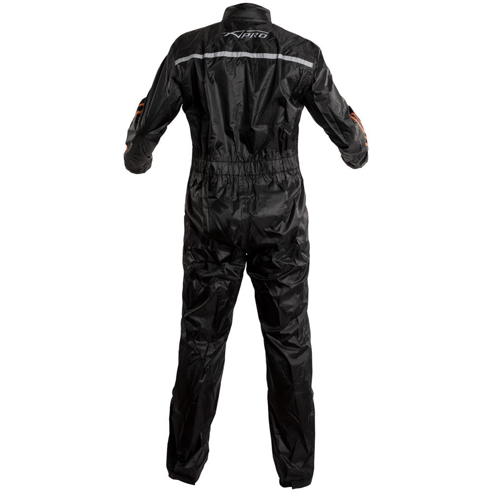 Tuta Anti Pioggia Cerata Impermeabile Moto Scooter Antiacqua Arancione Xl - Foto 5