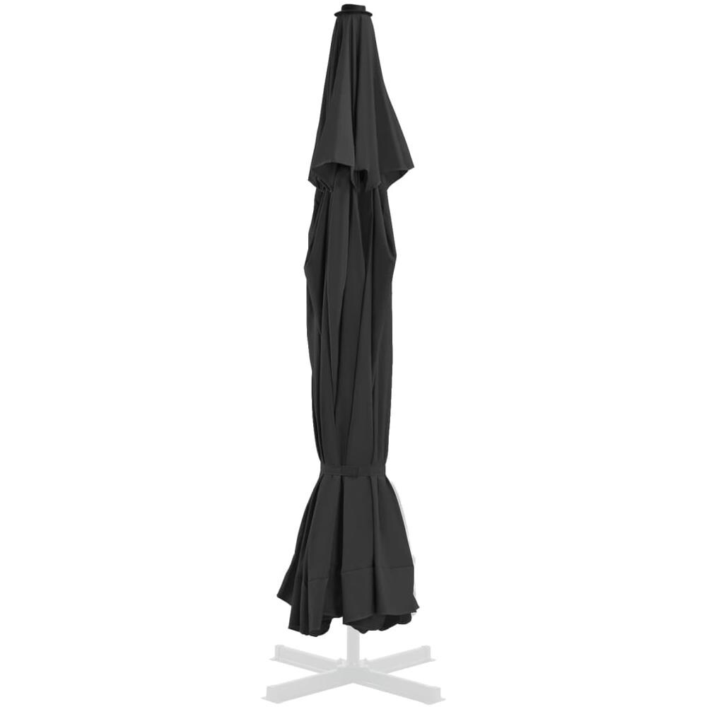 Telo di Ricambio per Ombrellone Nero 500 cm - Foto 3