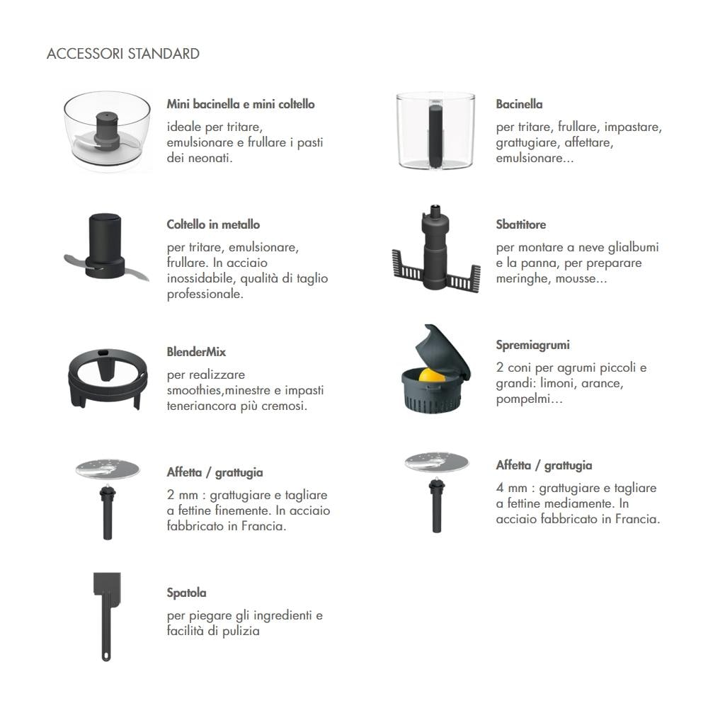 Robot da Cucina 18253 Capacità 1.7 L Potenza 400 W Colore Rosso  - Foto 3
