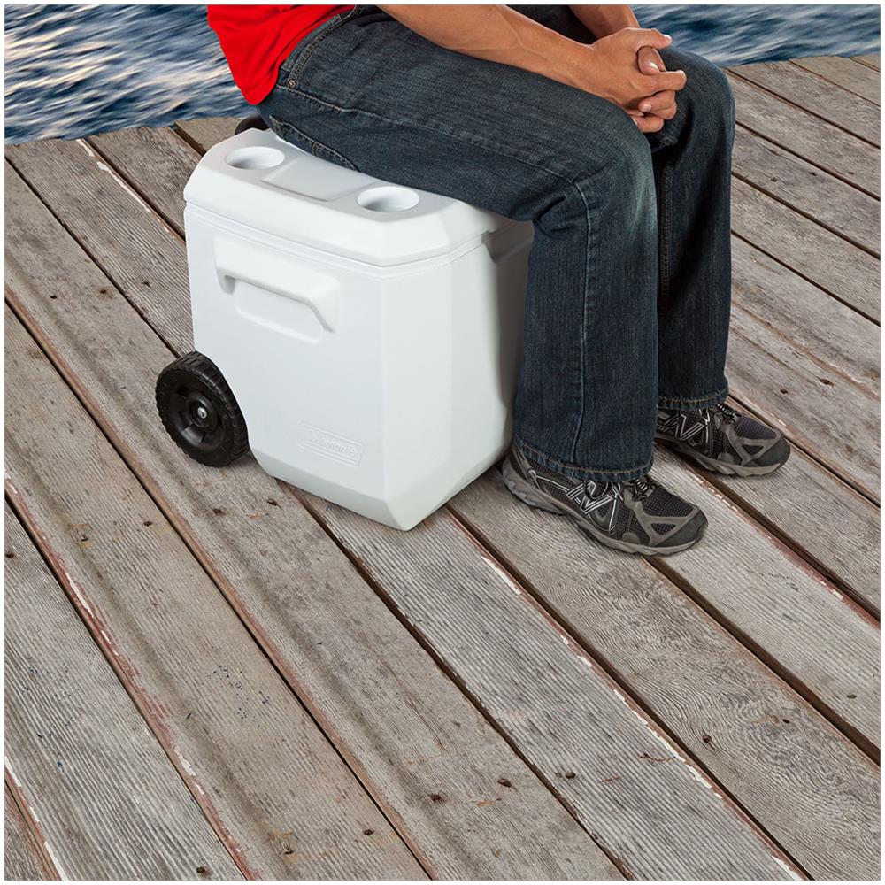 50QT Wheeled Xtreme Marine 47L Bianco borsa frigo - Foto 7
