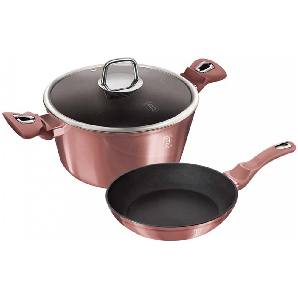 Bh-1521 Padella Per Griglia In Granito - Pentolame Antiaderente 28 Cm - Foto 1