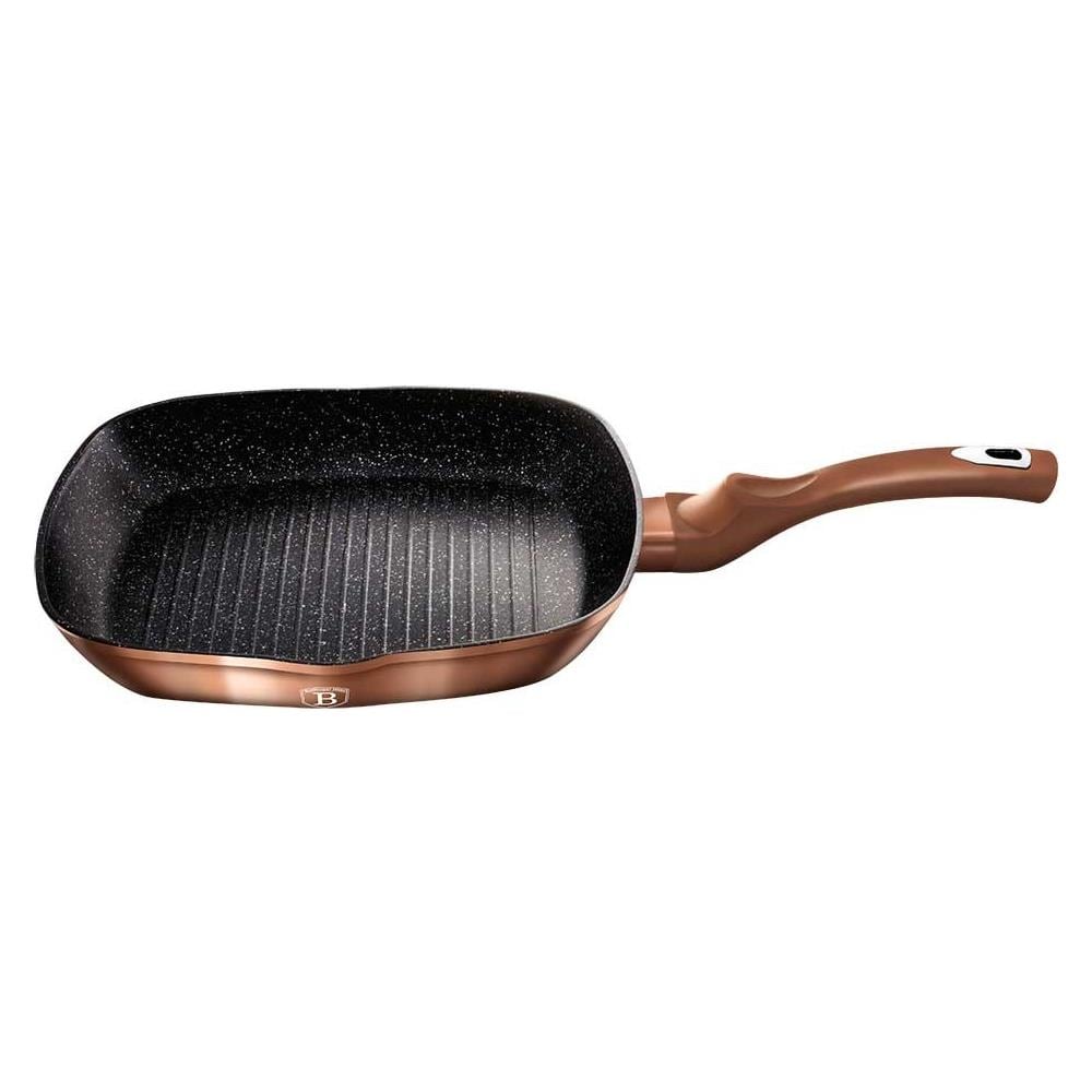 Bh-1521 Padella Per Griglia In Granito - Pentolame Antiaderente 28 Cm - Foto 2