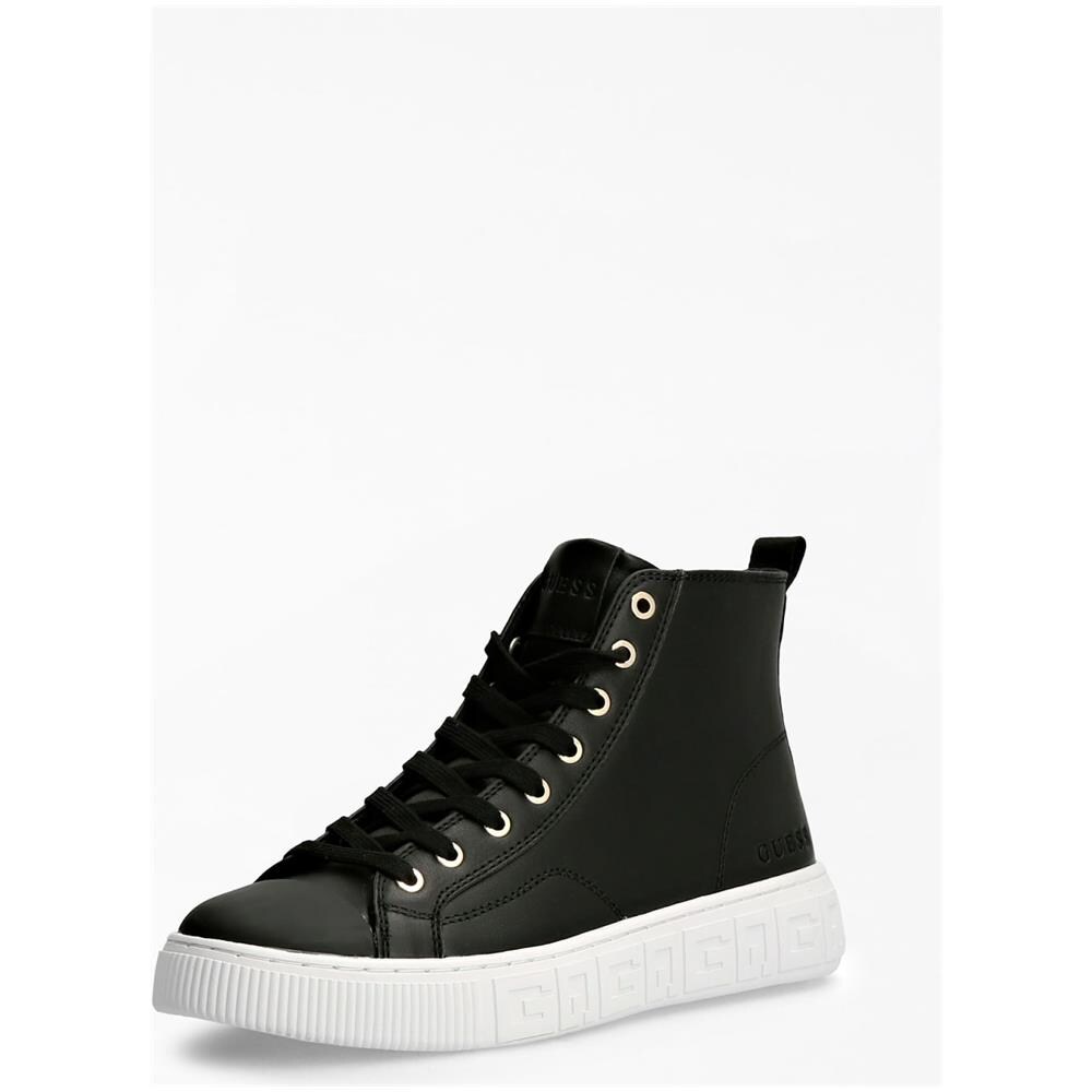 Fl5ivylea Sneakers Mid Alte Scarpe Uomo Pelle Nero 41 - Foto 1