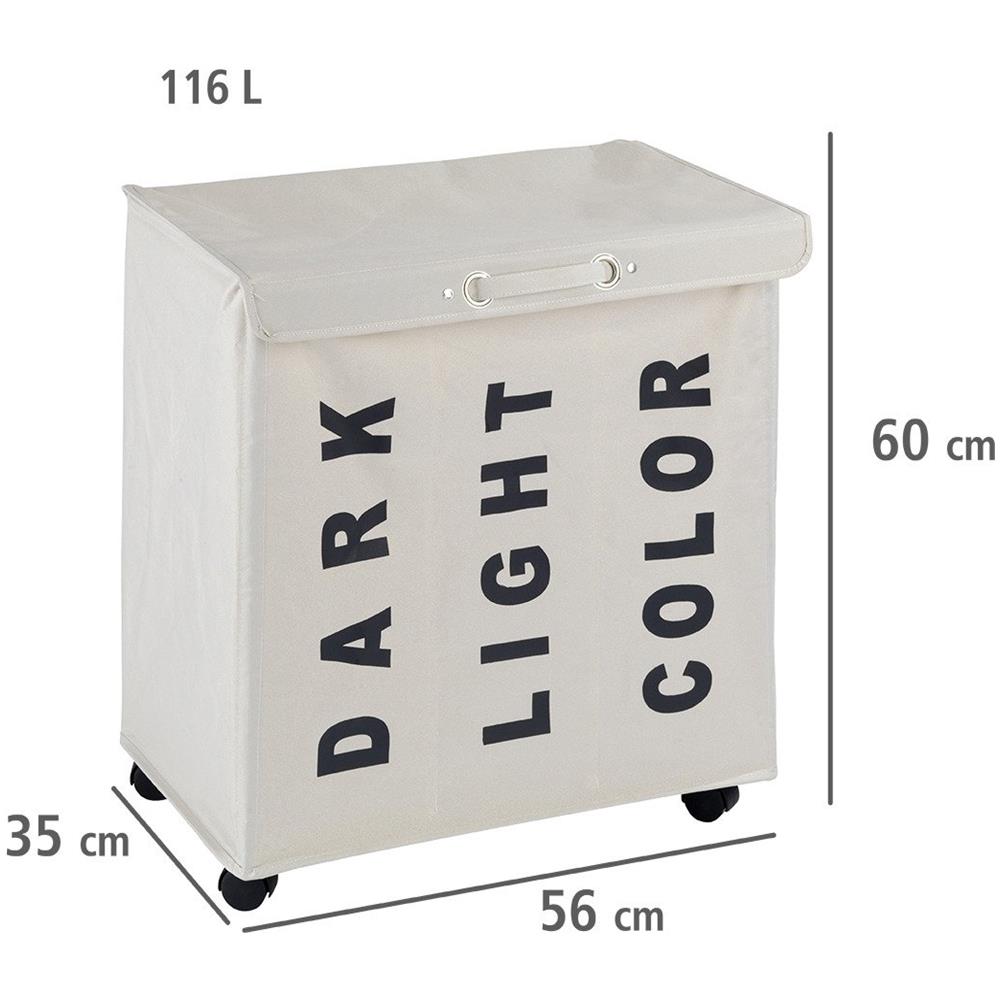 Contenitore Biancheria Trivo Beige - Fino A 116 Litri, - Foto 7