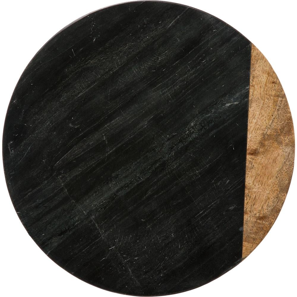 Vassoio Girevole Geom Hygge, Ø 30 Cm, Marmo, Bianco - Foto 2