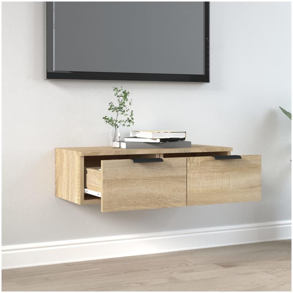 Armadietto A Muro Rovere Sonoma 68x30x20 Cm Legno Multistrato - Foto 3