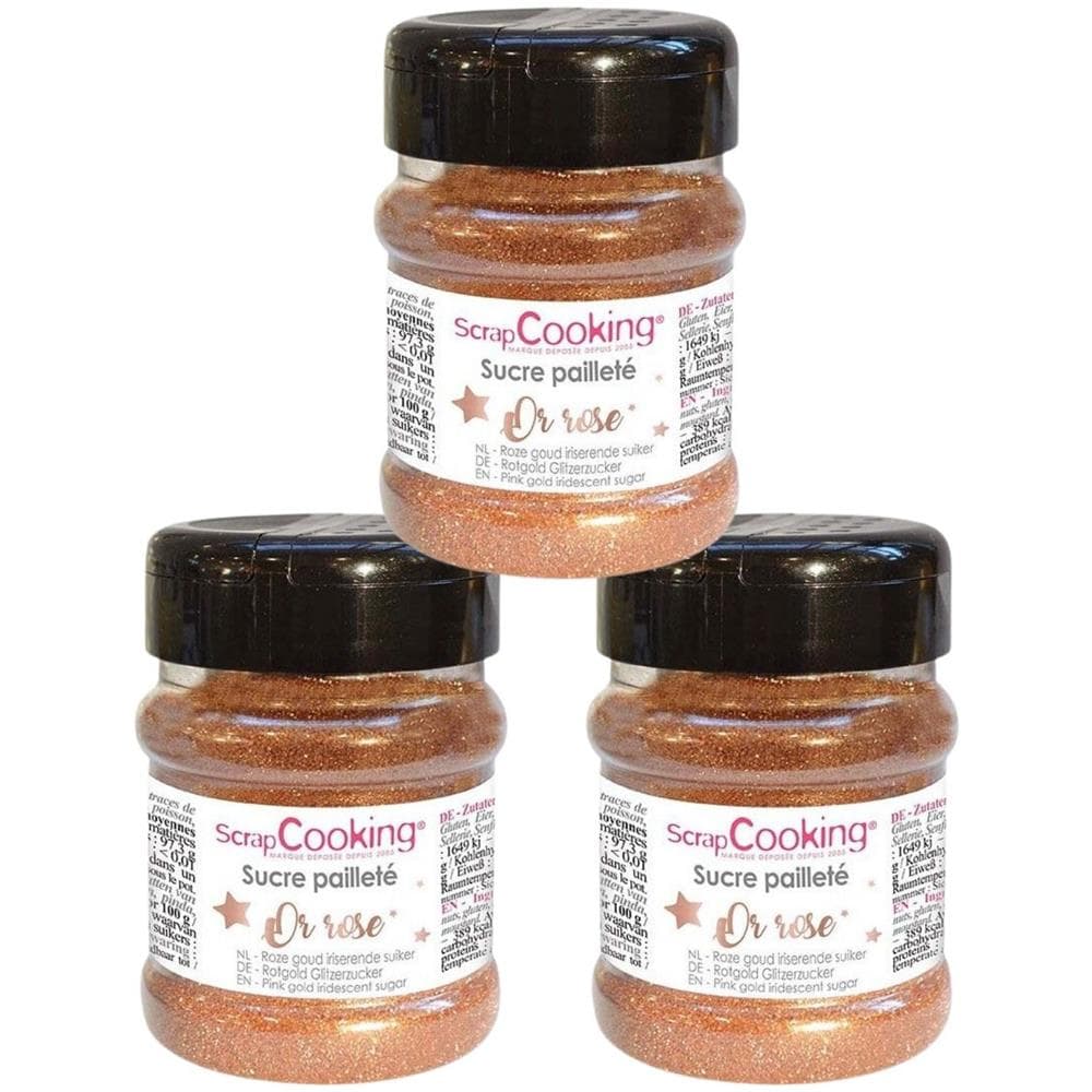 Zucchero Glitter Oro Rosa 480 G - Foto 1