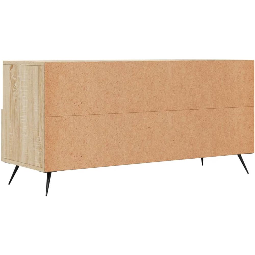 Mobile Porta Tv Rovere Sonoma 102x36x50 Cm In Legno Multistrato - Foto 8