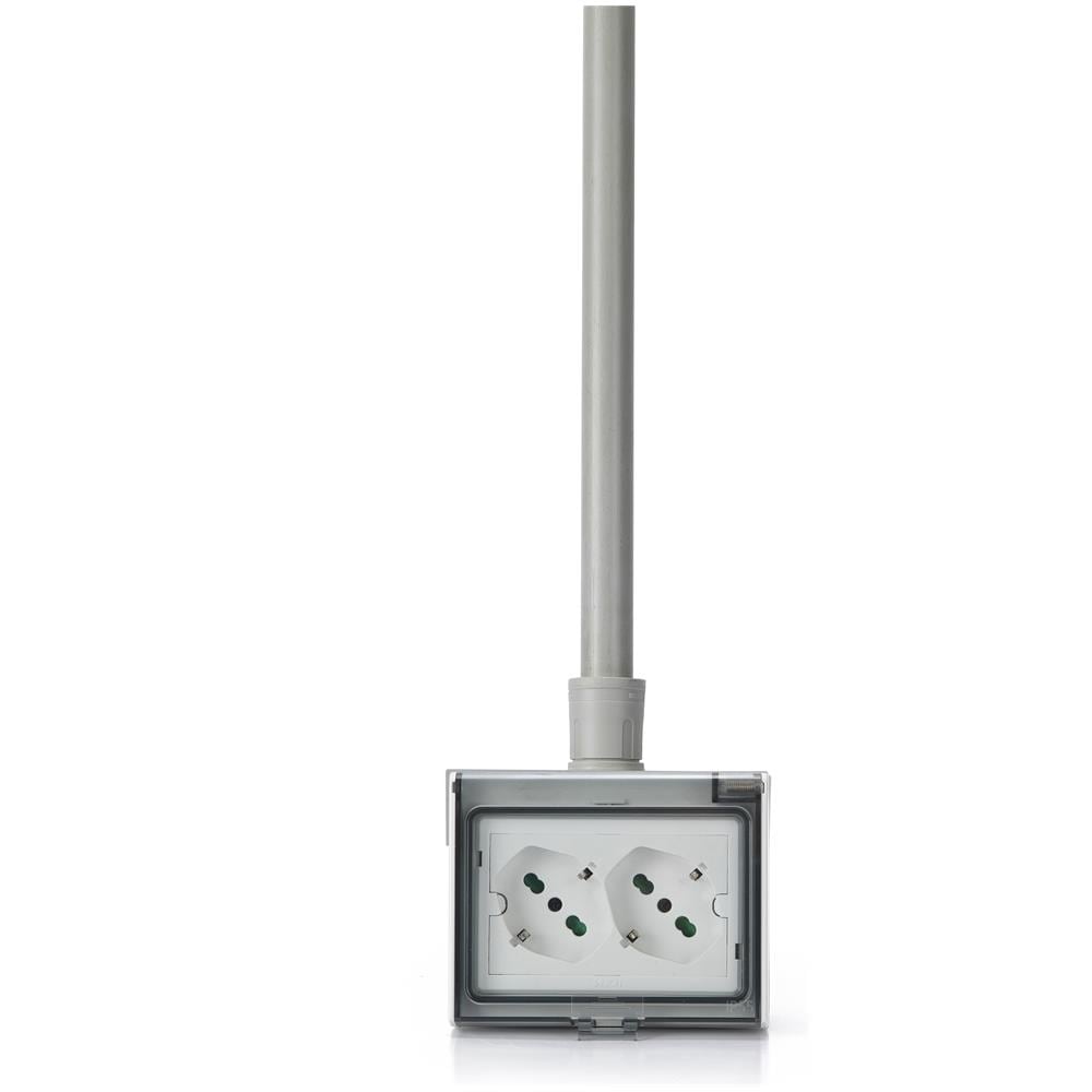 421021PAR presa energia 2 x Type F + Type L Grigio - Foto 5