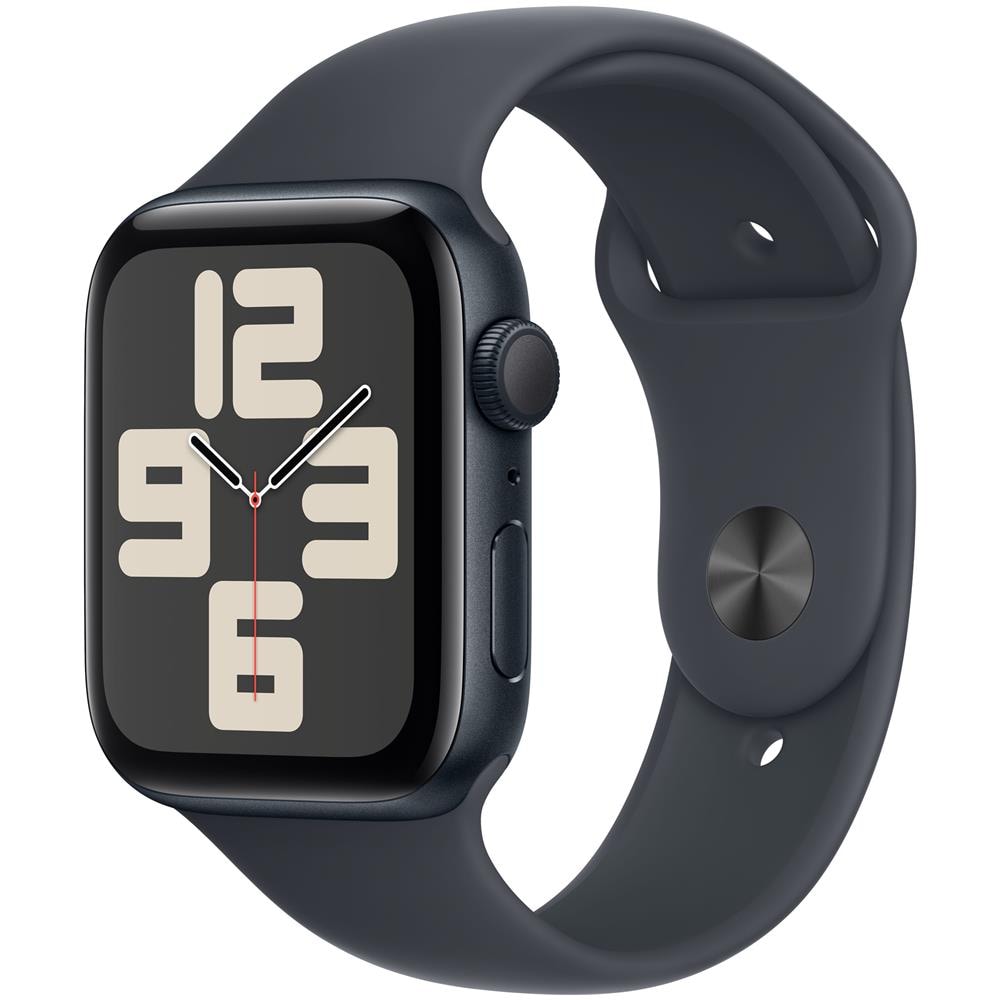 Watch SE GPS 44mm Cassa Alluminio Mezzanotte con Mezzanotte Sport Band - S /M - Foto 1