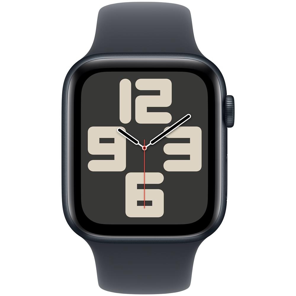 Watch SE GPS 44mm Cassa Alluminio Mezzanotte con Mezzanotte Sport Band - S /M - Foto 2