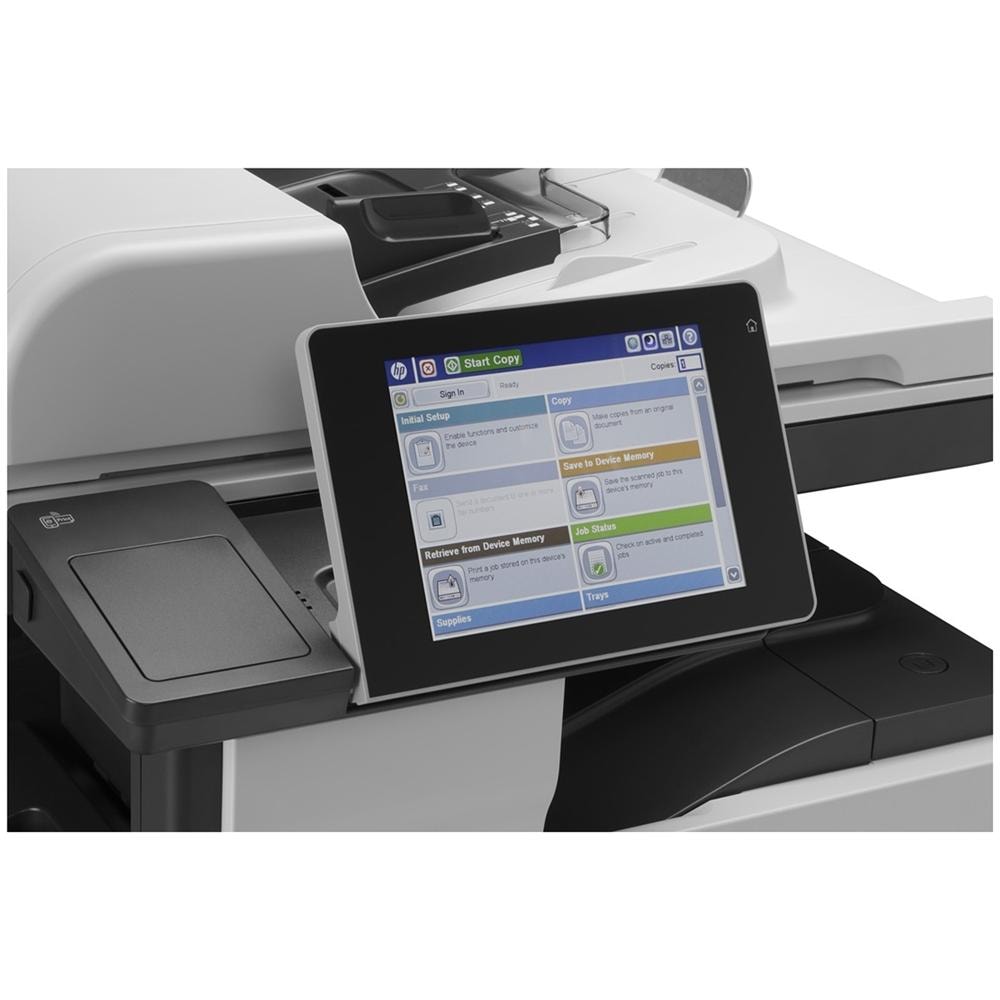 LaserJet Enterprise 700 MFP M725Z Stampante Multifunzione Stampa Copia Scansione Fax Laser B / N A4 41 Ppm Eprint Gigabit Ethernet Usb 2.0 Wireless (Opzionale) - Foto 2