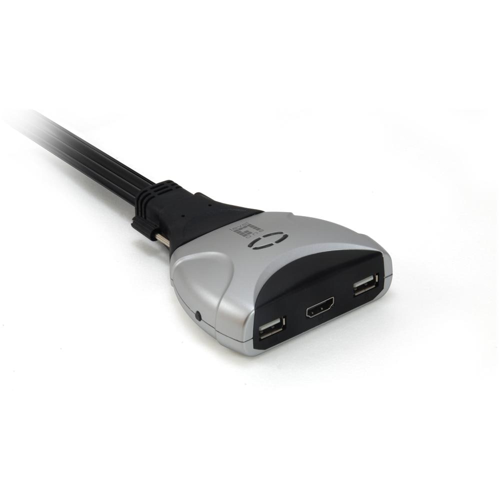 KVM-0290, USB, USB, HDMI, 1920 x 1200 Pixels, Nero, Grigio, 0 - 50 C - Foto 1